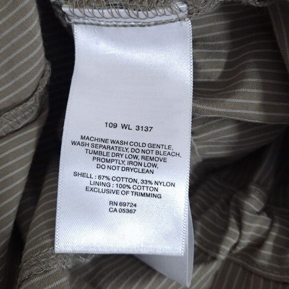 Columbia Pin Stripe Scrunched Lightweight Zip Up Outdoor Jacket - Picture 9 of 9